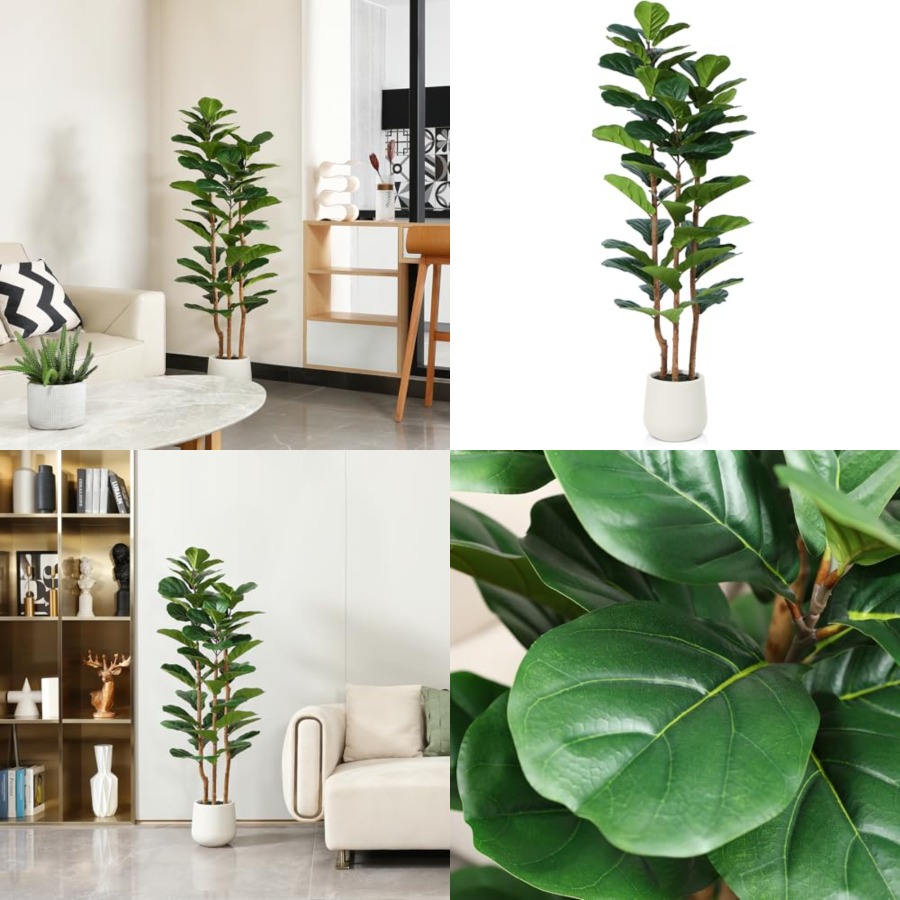 Fiddle Leaf Fig - Artificial Fiddle Leaf Fig Tree with