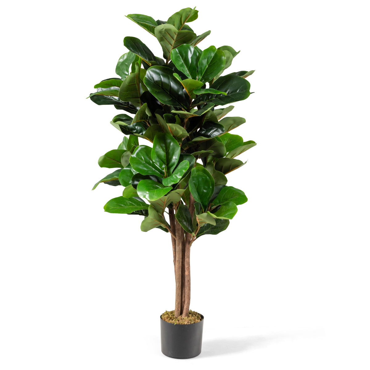 Fiddle Leaf Fig - Costway 4ft Artificial Fiddle Leaf Fig