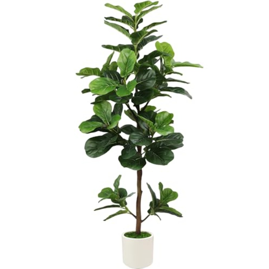 Fiddle Leaf Fig - 5Feet Artificial Fiddle Leaf Fig Tree