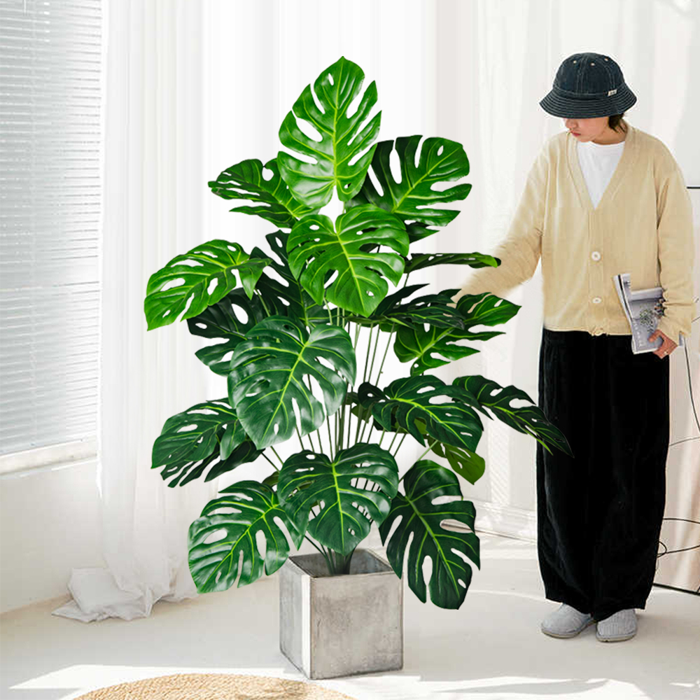 Fiddle Leaf Fig - 70-100cm Artificial Monstera Tree Fake Palm