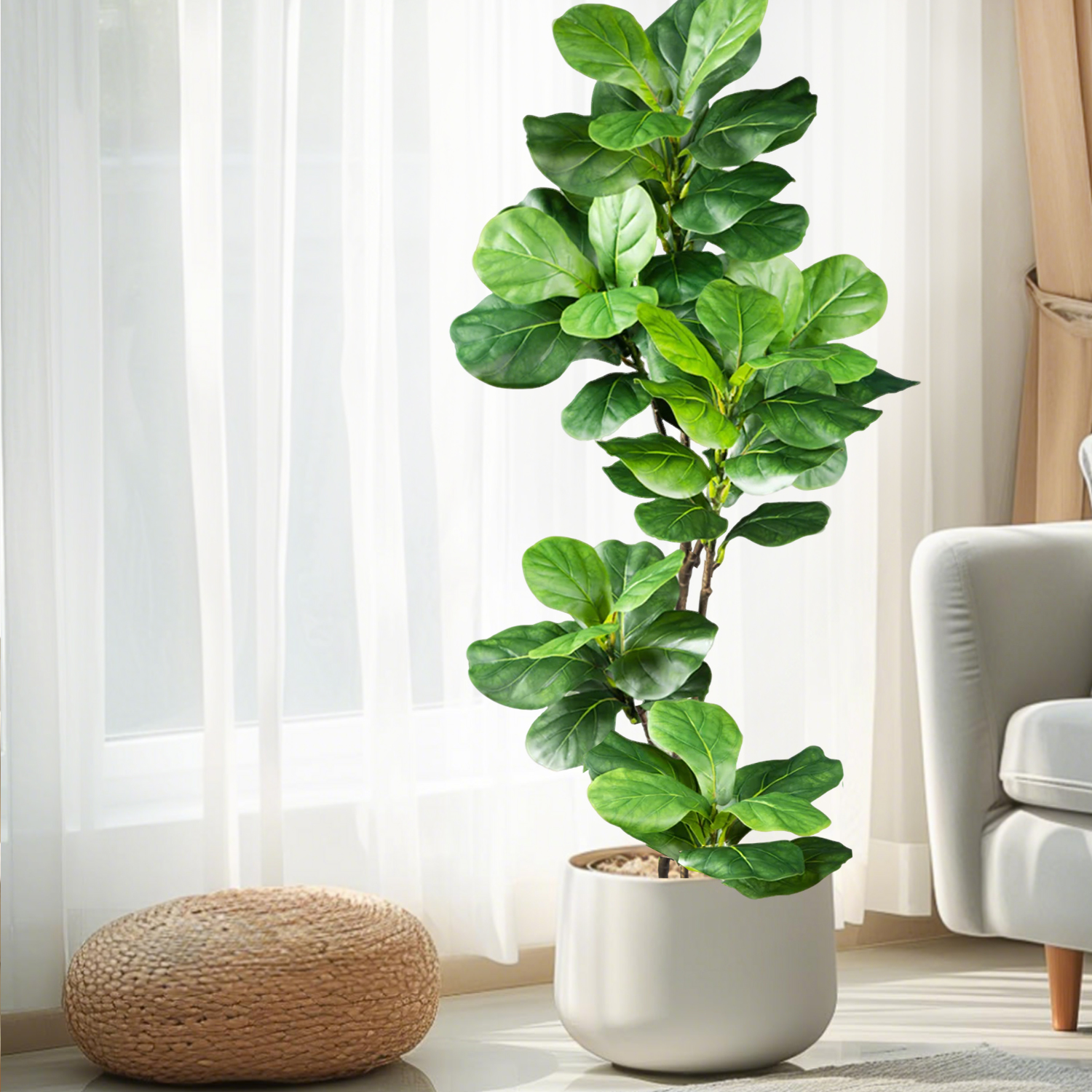 45-135cm  Artificial Fiddle Le - Fiddle Leaf Fig recensione e prezzo