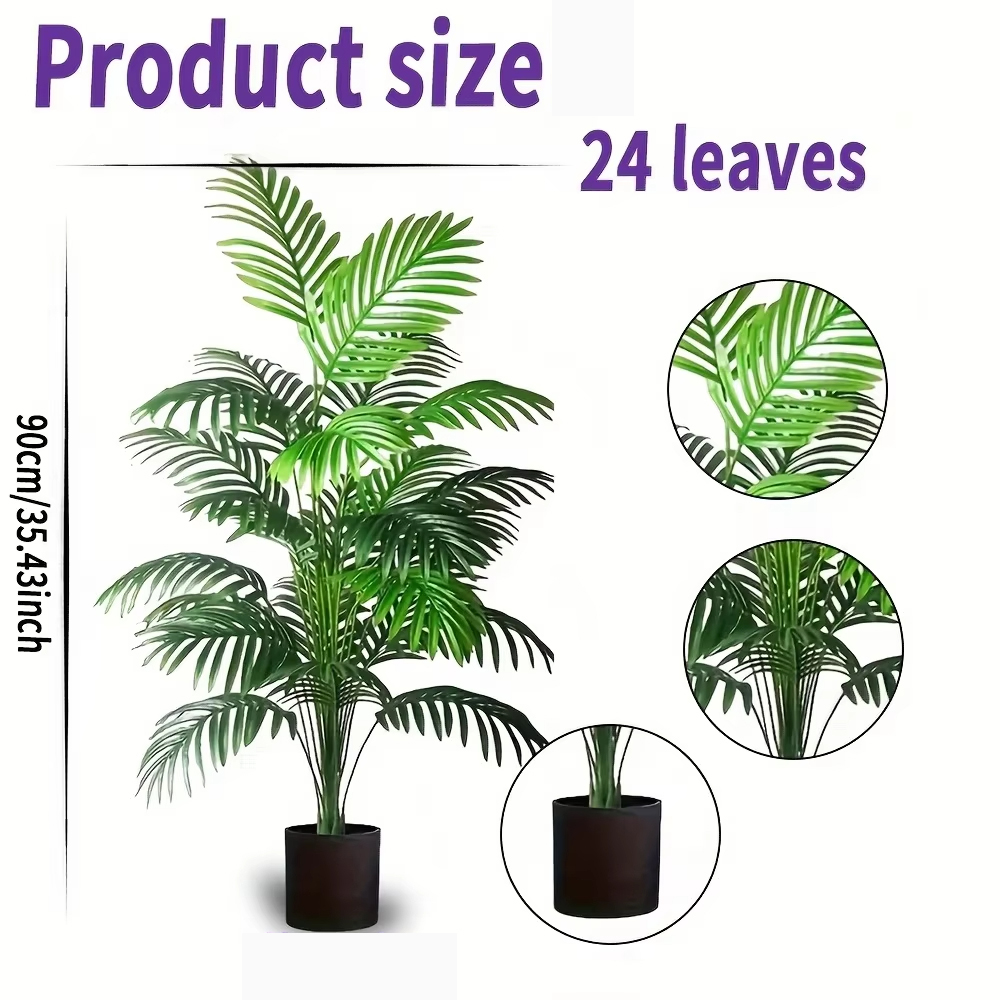 24 Leaves Areca Palm Artificia - Fiddle Leaf Fig recensione e prezzo