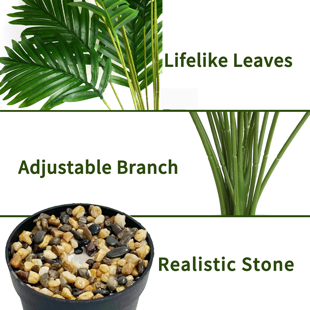 24 Leaves Areca Palm Artificia - Fiddle Leaf Fig recensione e prezzo