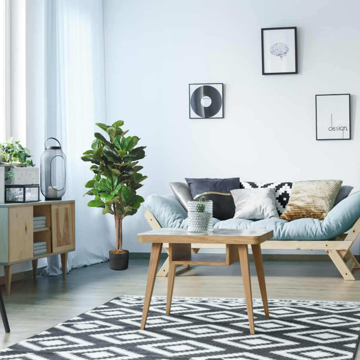 Costway 4ft Artificial Fiddle  - Fiddle Leaf Fig recensione e prezzo