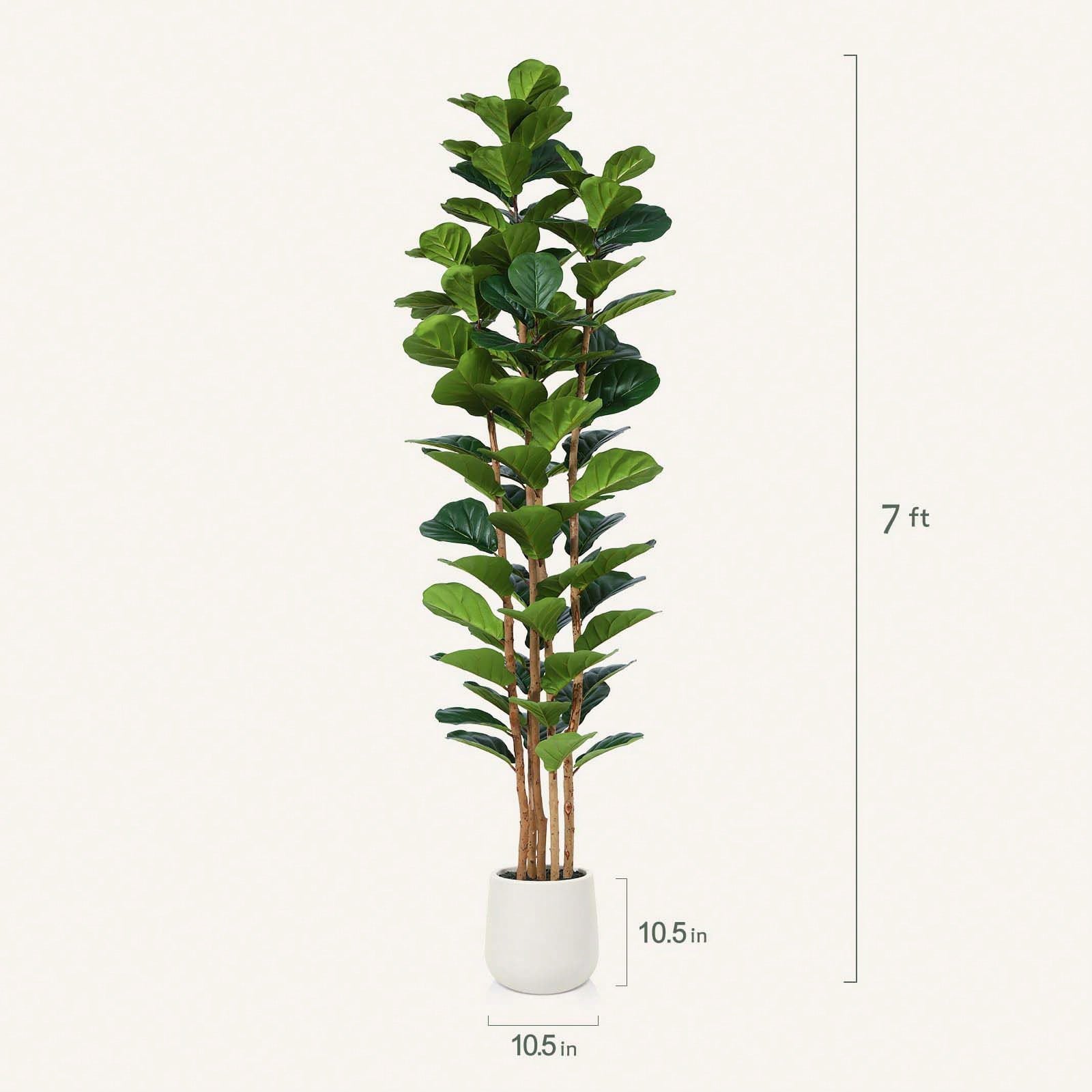 6FT Faux Fiddle Leaf Fig Tree  - Fiddle Leaf Fig recensione e prezzo